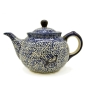 Preview: Polish Pottery Teapot - Blue Flutterer Pattern