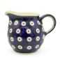 Preview: Polish Pottery Creamer - Pattern Blue Spot