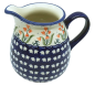 Preview: Polish Pottery Jug 1 litre in Pattern Campanula red