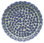 Preview: Polish Pottery Quiche Baker - Violet Blue Pattern