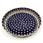 Preview: Polish Pottery Quiche Baker - Garland Pattern