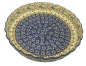 Preview: Polish Pottery Quiche Dish - Florac Pattern