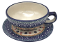 Preview: Polish Pottery tea cup and saucer