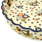 Preview: Polish Pottery Quiche Dish - Kadinski Pattern