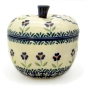 Preview: Bunzlauer Keramik Apfelbräter 450 ml Angelika Seitenansicht
