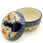Preview: Bunzlauer Keramik Apfelbräter 450 ml Cornelia Deckel ab