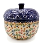 Preview: Bunzlauer Keramik Apfelbräter 450 ml Florac Seitenansicht