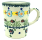 Preview: Polish Pottery Mug Straight Pattern Ladybird