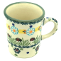 Preview: Polish Pottery Mug Straight Pattern Ladybird