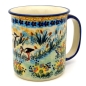Preview: Polish Pottery, straight mug for 220 ml, large handle, Storch design