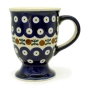 Preview: Polish Pottery Capuccino Mug - Pattern Kranz