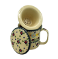Preview: Polish Pottery Mug Straight (l) Pattern Ladybird