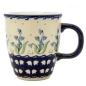 Preview: Polish Pottery mug "Mars" bellflower design - 2.Qual.