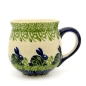 Preview: Polish-Pottery-belly-mug-medium-size-traditional-design-garland