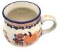 Preview: Polish Pottery Mug Round - Pumpkin Pattern - 2.Qual.