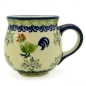Preview: Polish Pottery Belly Mug (m) Pattern Bianca - 2.Qual.