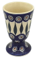 Preview: Polish Pottery Wine Goblet in Pattern Eye of Peacock