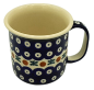 Preview: Polish Pottery Mug Straight (l) Pattern Garland