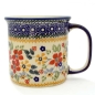 Preview: Polish Pottery Mug Straight (l) Pattern Cornelia - 2.Qual.