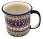 Preview: Polish Pottery Mug Straight (l) - Pattern Siena