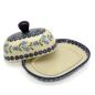 Preview: Polish Pottery Butterdish - Agnes Pattern