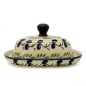 Preview: Polish Pottery Butterdish - Olives Pattern
