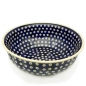 Preview: Polish Pottery Bowl 3000 ml Blau-Auge view from above