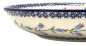 Preview: Polish Pottery serving dish or fruit bowl 30 cms, Agnes pattern, view with detail