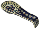 Preview: Polish Pottery spoon rest 24 cms peacock