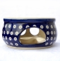 Preview: Polish Pottery teapot warmer - Blue Spot pattern
