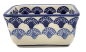 Preview: Polish Pottery Square Dish 150 ml Abanico side view