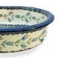 Preview: Polish Pottery baking dish oval 32 cms, harebell design