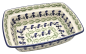 Preview: Polish Pottery rectangular dish 1000 mls pattern Olives