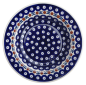 Preview: Polish Pottery soup plate T-133 pattern blue eye