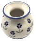 Preview: Polish Pottery Vase round, small - Pattern Angelika