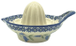 Preview: Bunzlauer Keramik Zitronenpresse einteilig, Dekor Agnes Seitenansicht