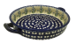 Preview: Polish Pottery Baker round with handles Pattern Campanula