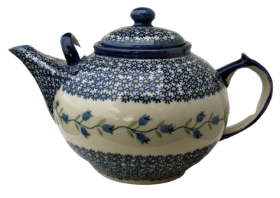 Polish Pottery large teapot for 12 - 14 cups Agnes pattern