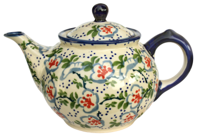 Polish Pottery Teapot in Capri