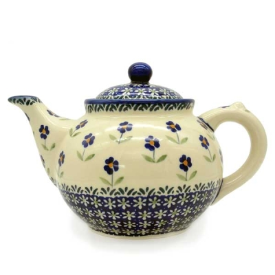 Polish Pottery Teapot - Angelika Pattern