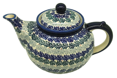 Polish Pottery Teapot 1.2 litre in Korel