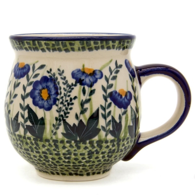Polish Pottery jumbo mug Astrid design