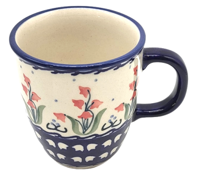 Polish Pottery mug "Mars" bellflower design