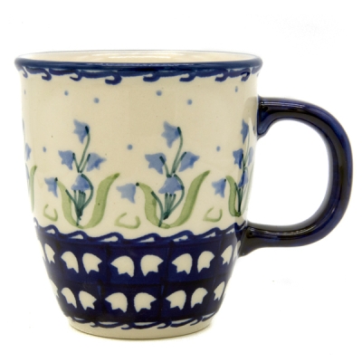Polish Pottery mug "Mars" bellflower design