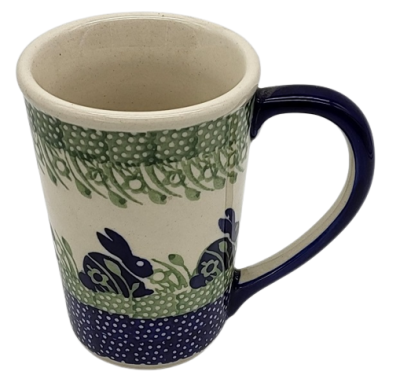 Polish Pottery tall mug "Delta" - 2.Qual.