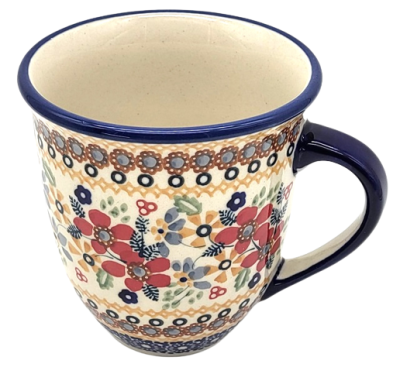 Polish Pottery Mug 'Mars' (l) - 2.Qual.