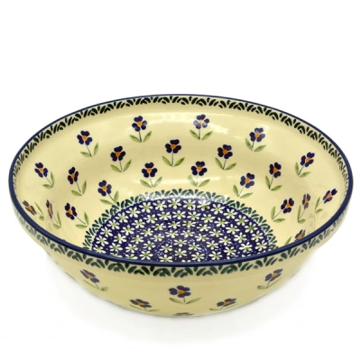 Polish Pottery Salad Bowl angelika design - 2.Qual