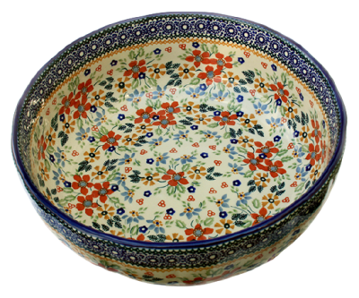 Polish Pottery Fruit Bowl 27,5 cms