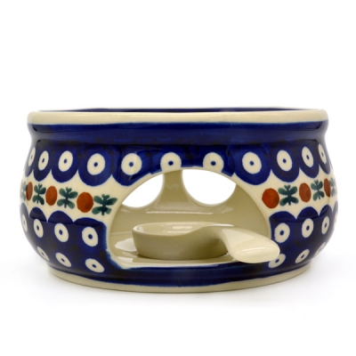 Polish Pottery teapot warmer garland pattern