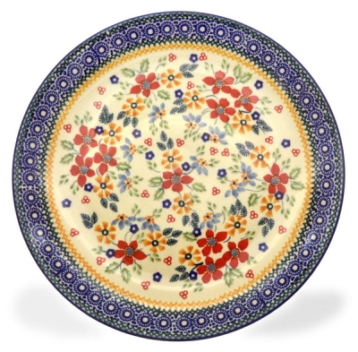 Polish Pottery Plate - Cornelia Pattern